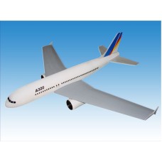 A320 Airbus AMB 110cm p/ EDF50~55 (kit p/ montar em Isopor)